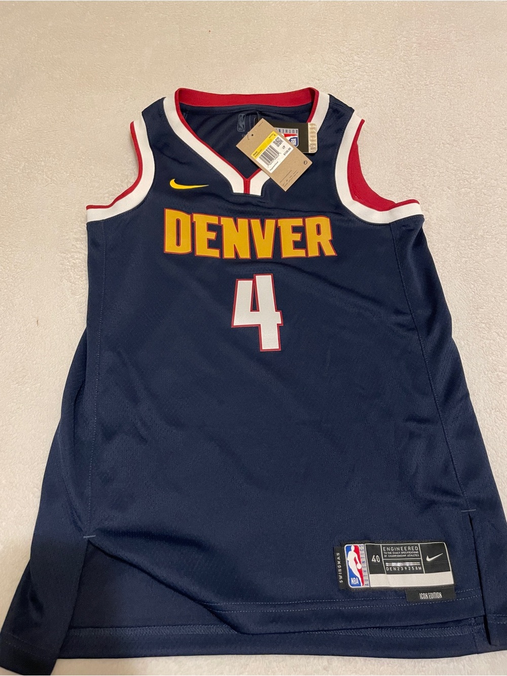 NWT RARE Nike NBA Denver Nuggets Russell Westbrook Jersey Sz S